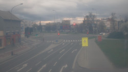 Křižovatka ulic Komenského a Velké Novosady