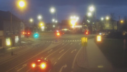 Křižovatka ulic Komenského a Velké Novosady