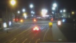 Křižovatka ulic Komenského a Velké Novosady