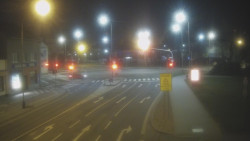 Křižovatka ulic Komenského a Velké Novosady