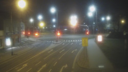 Křižovatka ulic Komenského a Velké Novosady