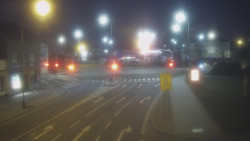 Křižovatka ulic Komenského a Velké Novosady