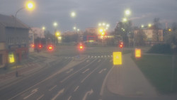 Křižovatka ulic Komenského a Velké Novosady