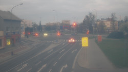 Křižovatka ulic Komenského a Velké Novosady