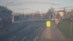 Křižovatka ulic Komenského a Velké Novosady