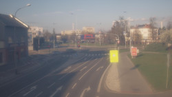 Křižovatka ulic Komenského a Velké Novosady