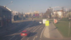 Křižovatka ulic Komenského a Velké Novosady