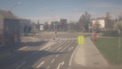 Křižovatka ulic Komenského a Velké Novosady