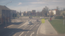 Křižovatka ulic Komenského a Velké Novosady