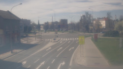 Křižovatka ulic Komenského a Velké Novosady