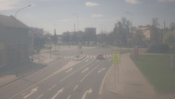 Křižovatka ulic Komenského a Velké Novosady