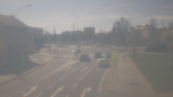 Křižovatka ulic Komenského a Velké Novosady