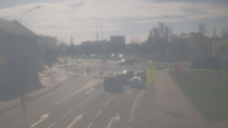 Křižovatka ulic Komenského a Velké Novosady