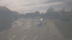 Křižovatka ulic Komenského a Velké Novosady