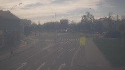 Křižovatka ulic Komenského a Velké Novosady