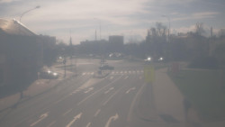 Křižovatka ulic Komenského a Velké Novosady