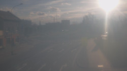 Křižovatka ulic Komenského a Velké Novosady