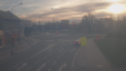 Křižovatka ulic Komenského a Velké Novosady