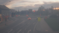 Křižovatka ulic Komenského a Velké Novosady