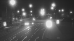 Křižovatka ulic Komenského a Velké Novosady