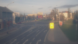 Křižovatka ulic Komenského a Velké Novosady