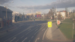 Křižovatka ulic Komenského a Velké Novosady