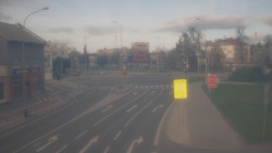 Křižovatka ulic Komenského a Velké Novosady