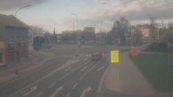 Křižovatka ulic Komenského a Velké Novosady