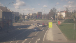 Křižovatka ulic Komenského a Velké Novosady