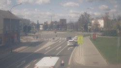 Křižovatka ulic Komenského a Velké Novosady