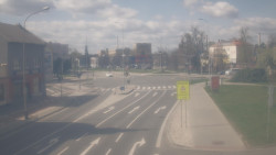 Křižovatka ulic Komenského a Velké Novosady