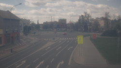 Křižovatka ulic Komenského a Velké Novosady