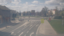 Křižovatka ulic Komenského a Velké Novosady