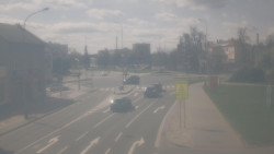 Křižovatka ulic Komenského a Velké Novosady