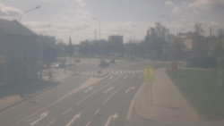 Křižovatka ulic Komenského a Velké Novosady