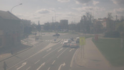 Křižovatka ulic Komenského a Velké Novosady