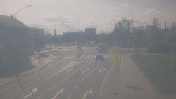 Křižovatka ulic Komenského a Velké Novosady