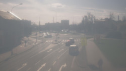 Křižovatka ulic Komenského a Velké Novosady