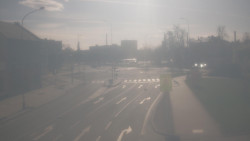 Křižovatka ulic Komenského a Velké Novosady