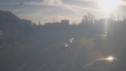 Křižovatka ulic Komenského a Velké Novosady