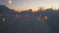 Křižovatka ulic Komenského a Velké Novosady