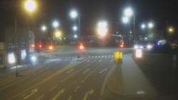 Křižovatka ulic Komenského a Velké Novosady