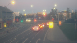 Křižovatka ulic Komenského a Velké Novosady