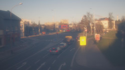 Křižovatka ulic Komenského a Velké Novosady