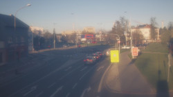 Křižovatka ulic Komenského a Velké Novosady