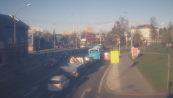 Křižovatka ulic Komenského a Velké Novosady