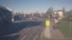 Křižovatka ulic Komenského a Velké Novosady