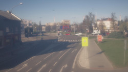 Křižovatka ulic Komenského a Velké Novosady