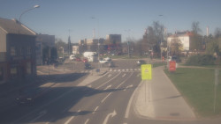 Křižovatka ulic Komenského a Velké Novosady