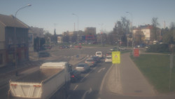 Křižovatka ulic Komenského a Velké Novosady